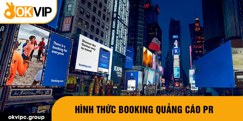 Hình thức booking quảng cáo PR