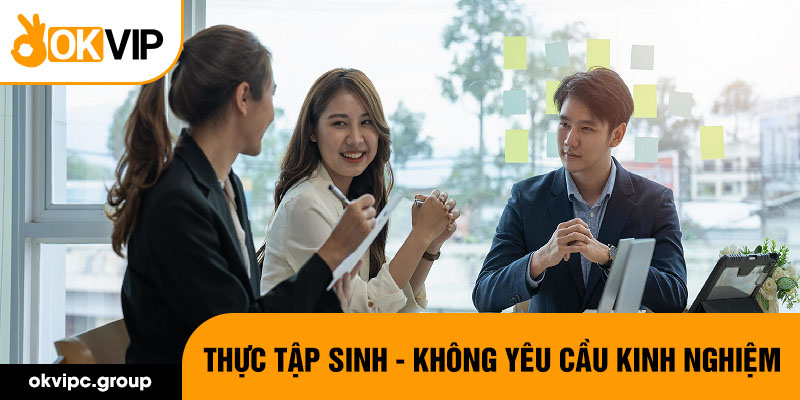 Thực tập sinh - Không yêu cầu kinh nghiệm