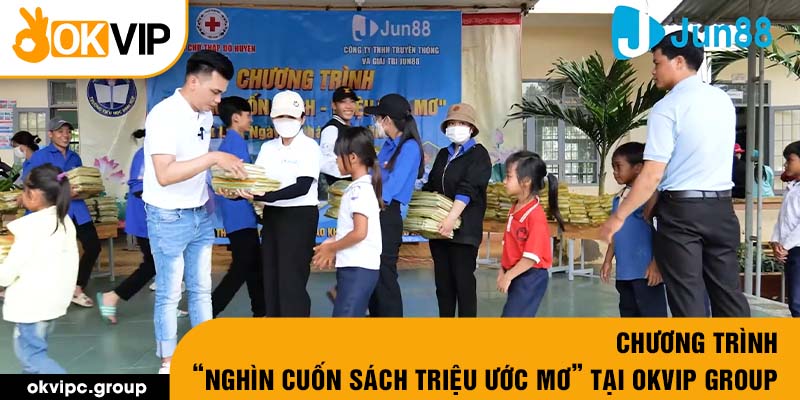 Chương trình “Nghìn cuốn sách triệu ước mơ” tại OKVIP GROUP